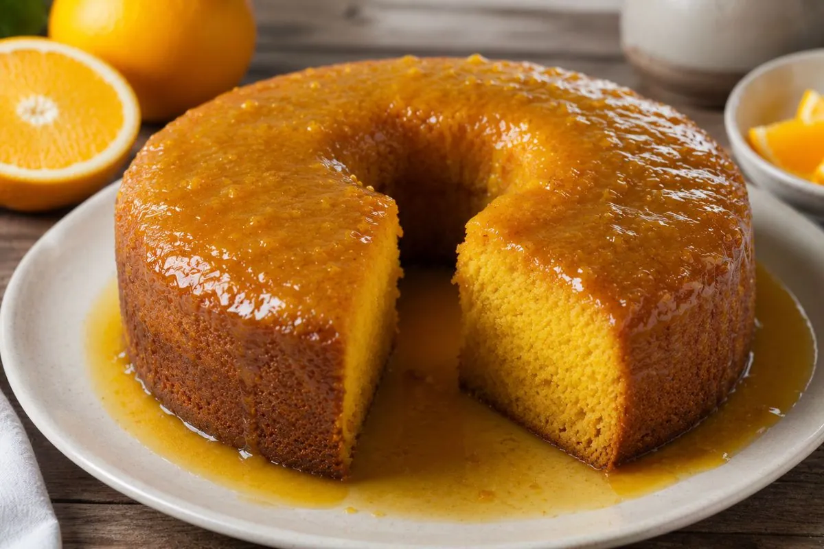 Aprenda a preparar o clássico bolo de laranja em 5 etapas simples. Esse bolo irresistível encanta a família e traz o sabor nostálgico da infância. Com uma cobertura cítrica deliciosa, o bolo fica ainda mais molhadinho e saboroso, perfeito para qualquer ocasião.