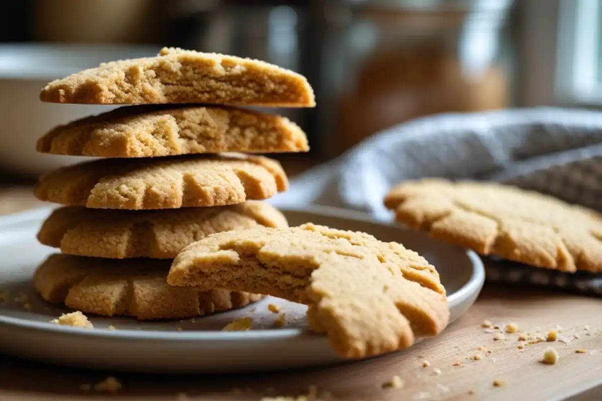 receita-bolacha-de-maisena Bolacha de maisena caseira feita com apenas 3 ingredientes, fácil de preparar, crocante e que derrete na boca. Receita simples, econômica e perfeita para o café da tarde.