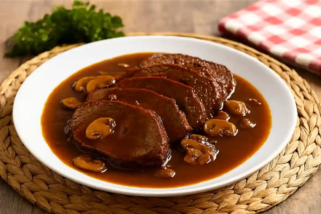 Descubra como preparar o irresistível Lagarto na Panela de Pressão ao Molho Madeira, com dicas infalíveis para deixar a carne macia e o molho encorpado. Uma receita simples e deliciosa para transformar seu almoço em uma experiência inesquecível