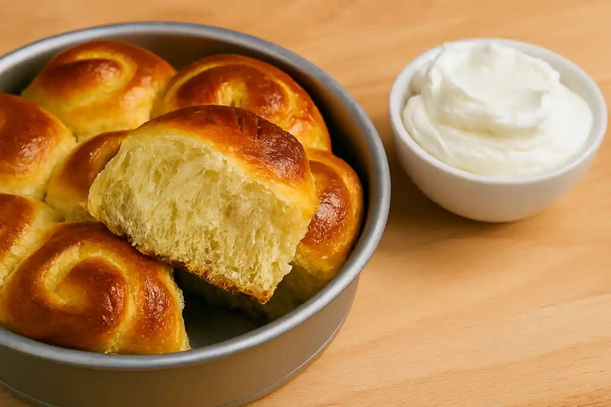 Aprenda a fazer um pão caseiro de nata com massa incrivelmente macia e sabor que derrete na boca. Essa receita simples e afetiva vai transformar seu café da tarde. Descubra o segredo do pão caseiro de nata perfeito e encante quem você ama.