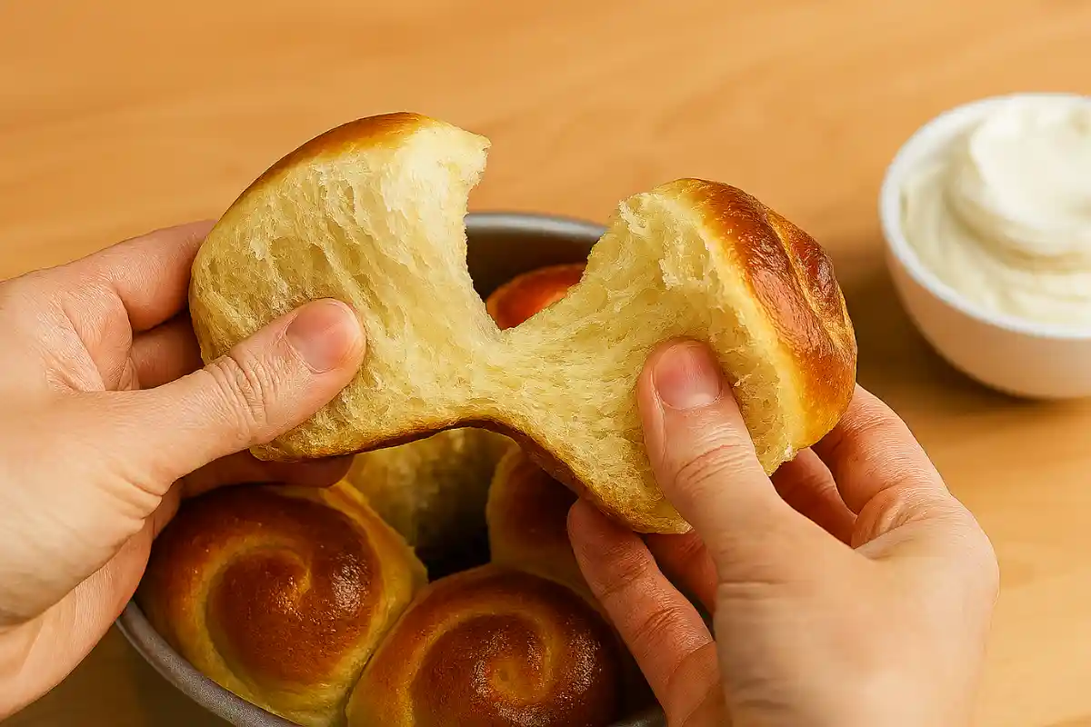Aprenda a fazer um pão caseiro de nata com massa incrivelmente macia e sabor que derrete na boca. Essa receita simples e afetiva vai transformar seu café da tarde. Descubra o segredo do pão caseiro de nata perfeito e encante quem você ama.