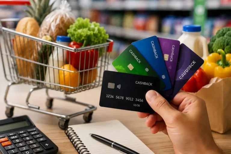 Economize nas compras do mês com os melhores cartões com cashback para supermercado em 2026.