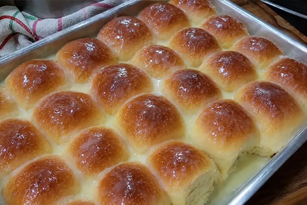 Como fazer receita de pãozinho de leite condensado fácil e fofinho para o café da manhã