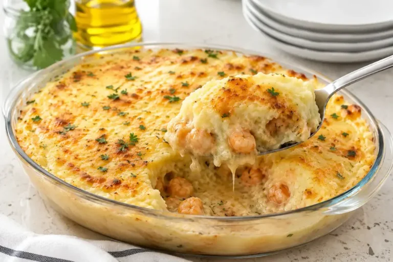 Escondidinho de camarão com molho branco perfeito: o segredo dos ingredientes frescos