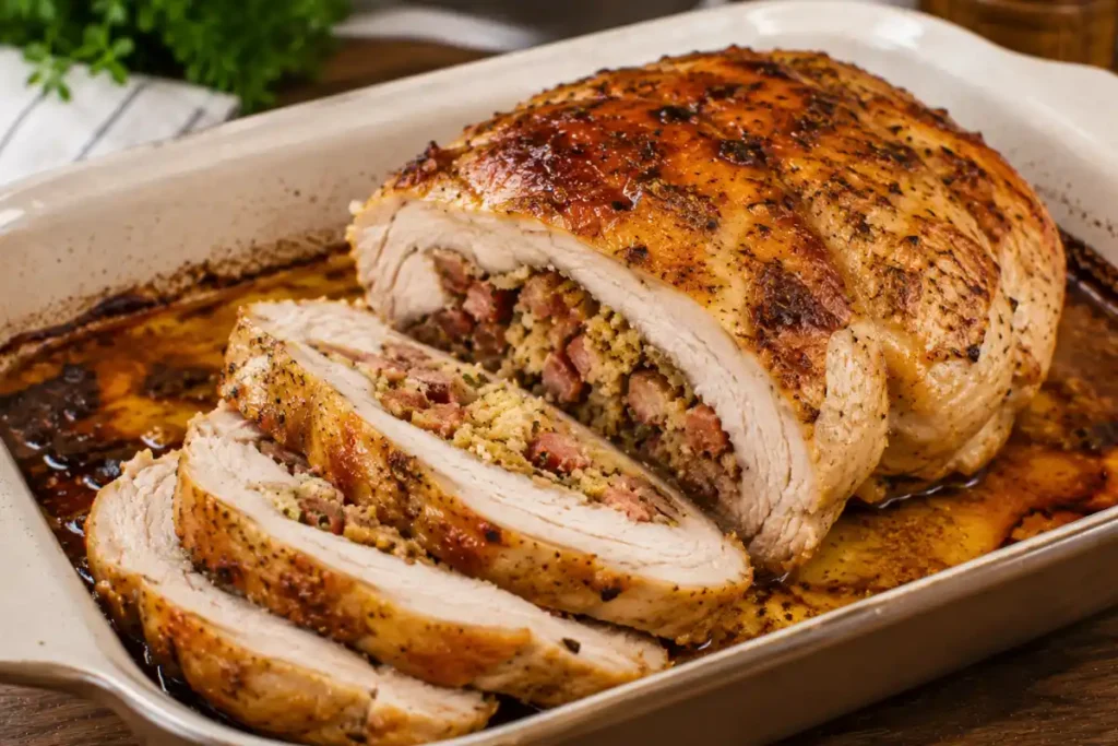 Aprenda como fazer um delicioso frango assado desossado recheado com dicas especiais, recheios irresistíveis e segredos para deixar a carne mais suculenta e saborosa.