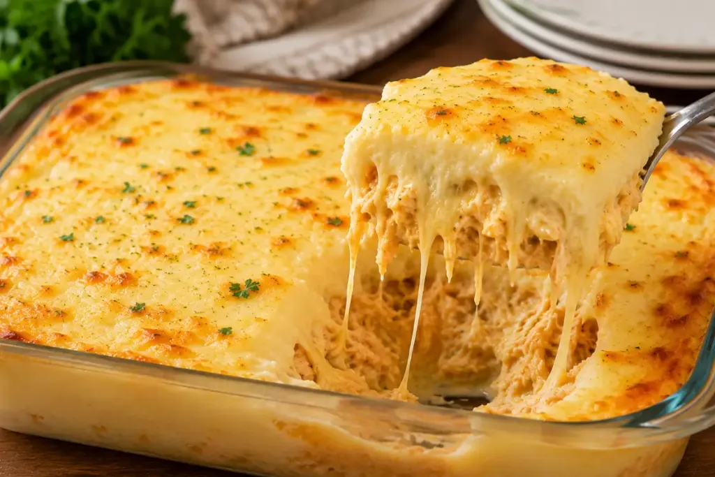 O segredo para um escondidinho de frango gratinado perfeito sem complicação