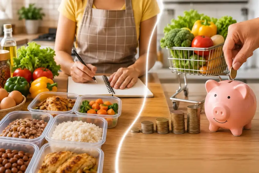 Veja como criar um cardápio econômico, reduzir os gastos com alimentação, economizar no supermercado e melhorar o planejamento financeiro familiar.