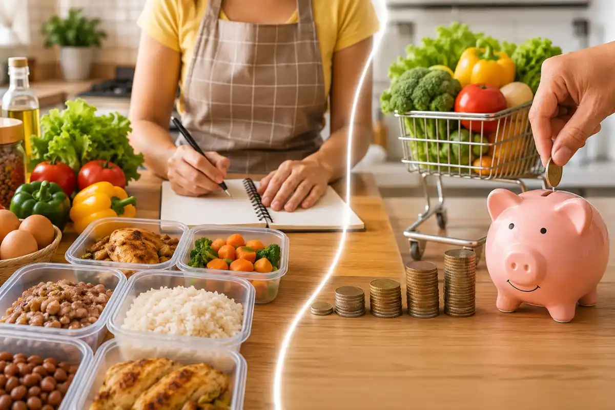 Veja como criar um cardápio econômico, reduzir os gastos com alimentação, economizar no supermercado e melhorar o planejamento financeiro familiar.