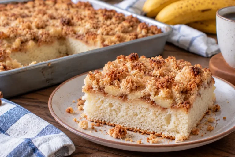 A melhor receita de cuca de banana com farofa crocante passo a passo