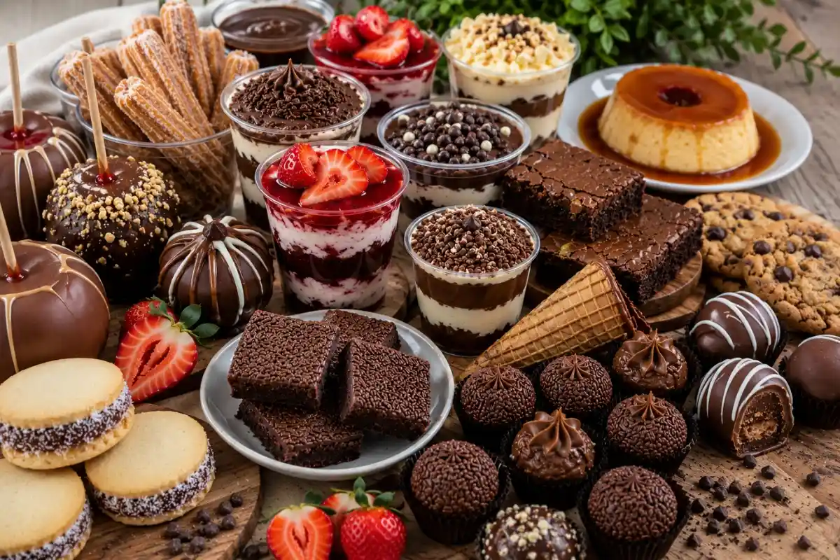 Descubra 15 doces para vender e lucrar em casa. Veja quais são os mais rentáveis, como começar, quanto cobrar e como transformar doces caseiros em renda extra.
