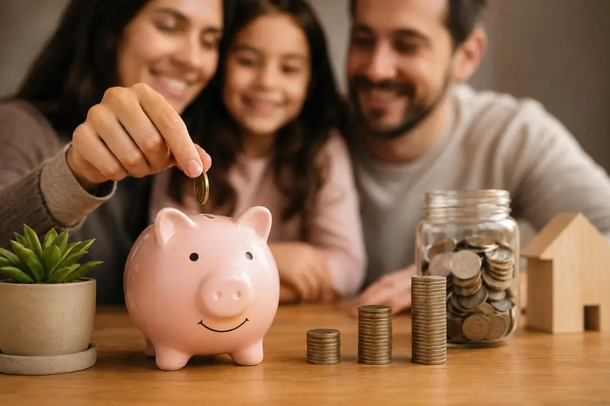 Aprenda como criar uma reserva de emergência para a família, guardar dinheiro mesmo ganhando pouco e conquistar mais segurança financeira para o futuro.