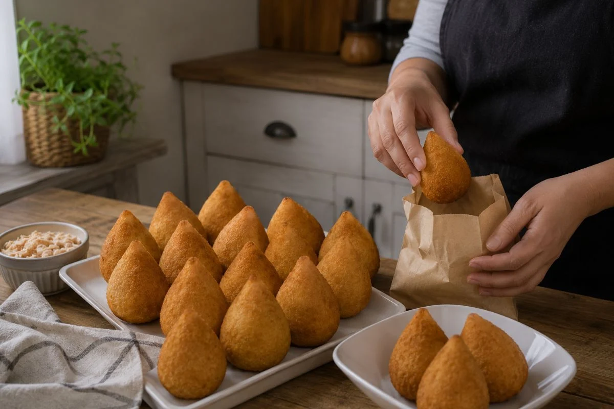 Vender coxinhas é uma excelente forma de conquistar renda extra. Descubra quanto custa começar, como calcular o preço de venda, quanto é possível lucrar e como atrair mais clientes.