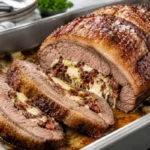 Picanha invertida recheada no forno: veja como abrir a carne, preparar o recheio e assar até ficar dourada, saborosa e pronta para ocasiões especiais