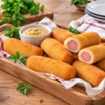 Veja como preparar salsicha empanada com massa dourada e crocante, além dos truques para empanar, fritar e acertar o ponto.
